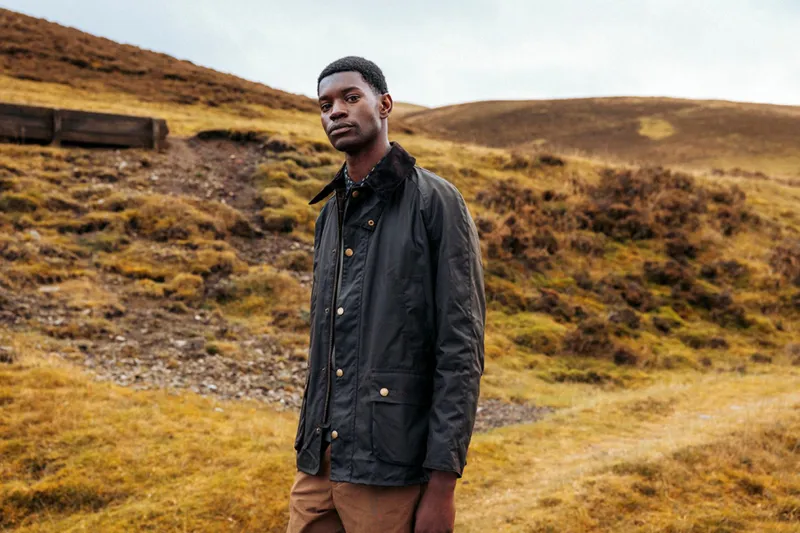 Barbour Ashby Wax Jacket Olive-1